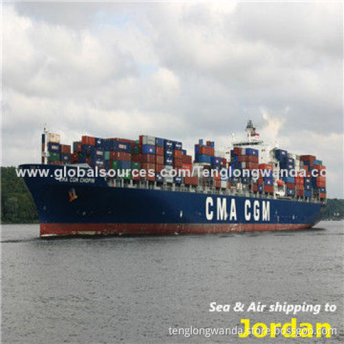 Best Cargo Shipping Service to Aqaba of Jordan from Xiamen/Qingdao/Tianjin/Beijing